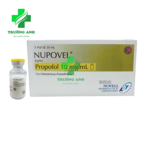 Nupovel 10mg/ml PT. Novell - Thuốc sử dụng để duy trì mê
