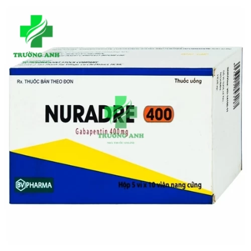 Nuradre 400 - Có tác dụng để trị liệu động kinh cục bộ