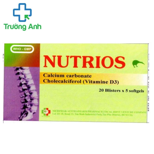 NUTRIOS - Thuốc bổ sung ion calci trong máu hiệu quả