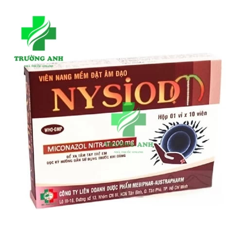 Nysiod-M - Thuốc điều trị viêm nhiễm âm đạo hiệu quả