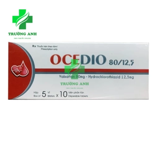 Ocedio 80/12,5 - Thuốc điều trị nhồi máu cơ tim và các vấn đề về thận