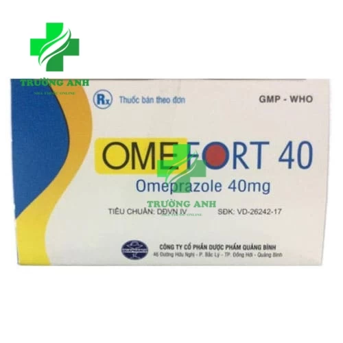 Omefort 40 Quapharco - Điều trị trào ngược dạ dày, thực quản