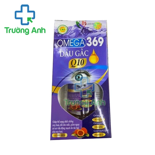 Omega 369 dầu gấc Q10 France Group - Bổ sung chất chống oxy hoá