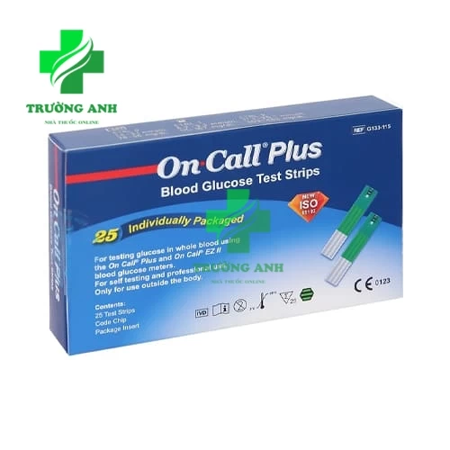 Que thử tiểu đường On Call Plus - Theo dõi chỉ số đường huyết