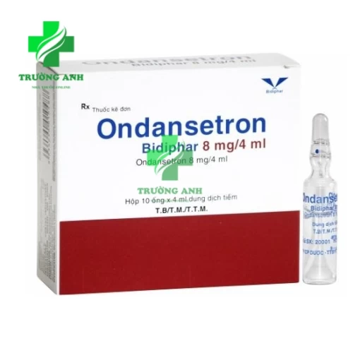 Ondansetron Bidiphar 8mg/4ml - Thuốc diều trị nôn và buồn nôn