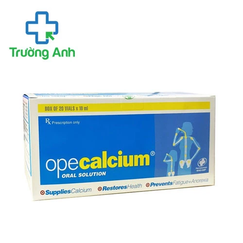 Opecalcium Oral Solution 10ml OPV - Hỗ trợ bổ sung Ca và vitamin D3