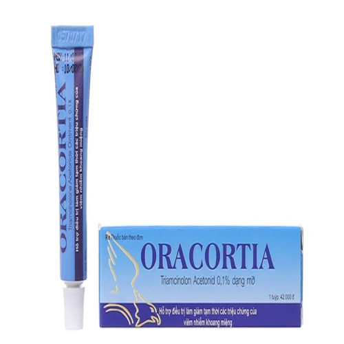 Oracortia - Thuốc điều trị viêm nhiễm khoang miệng hiệu quả