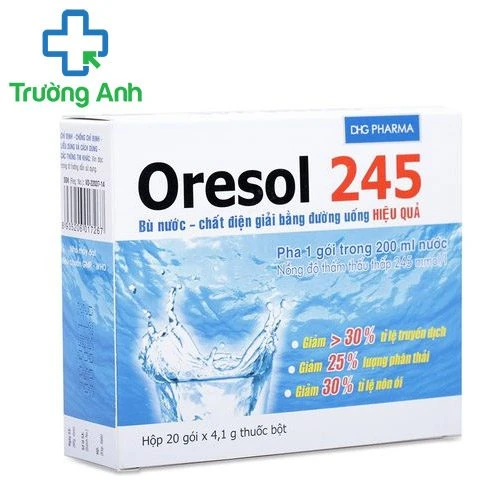 Oresol 245 DHG - Giúp bổ sung nước và chất điện giải hiệu quả