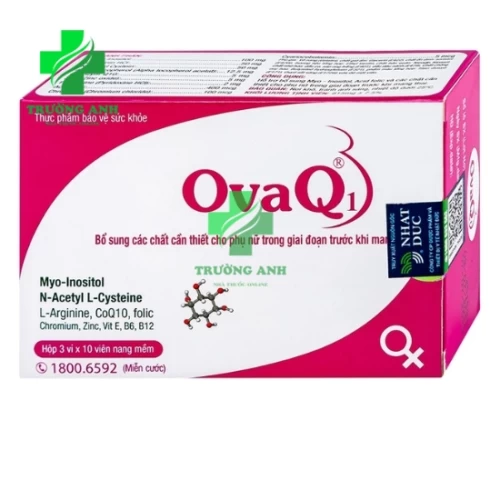 OvaQ1 - Hỗ trợ tăng khả năng sinh sản cho phụ nữ
