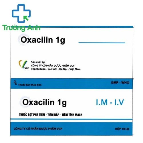 Oxacilin 1g VCP - Thuốc điều trị nhiễm khuẩn hiệu quả 