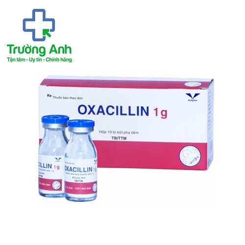 Oxacillin 1g Bidiphar - Thuốc điều trị nhiễm khuẩn nhạy cảm