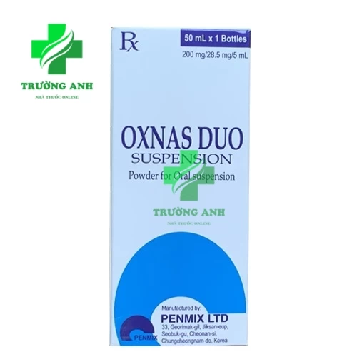 Oxnas Duo Suspension 200mg/28,5mg Penmix - Thuốc điều trị nhiễm trùng đường uống