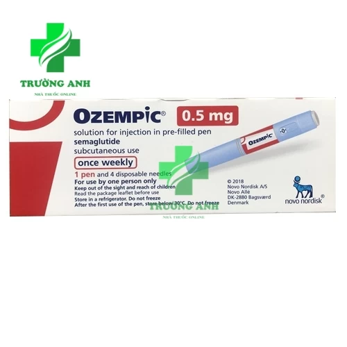 Ozempic 0,5mg Novo - Thuốc điều trị bệnh tiểu đường loại 2