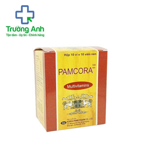Pamcora - Thuốc bổ sung vitamin cho người từ 12 tuổi trở lên