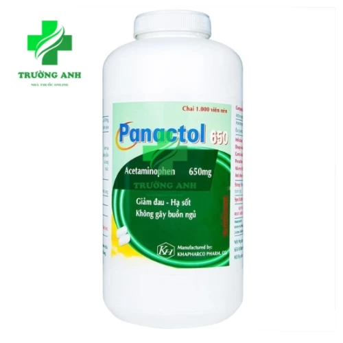 Panactol 650 - Thuốc giảm đau, hạ sốt hiệu quả của Khapharco