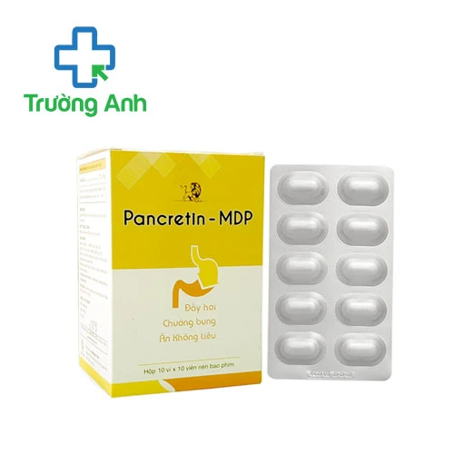 Pancretine-MDP - Giúp chống đầy hơi, chướng bụng hiệu quả 