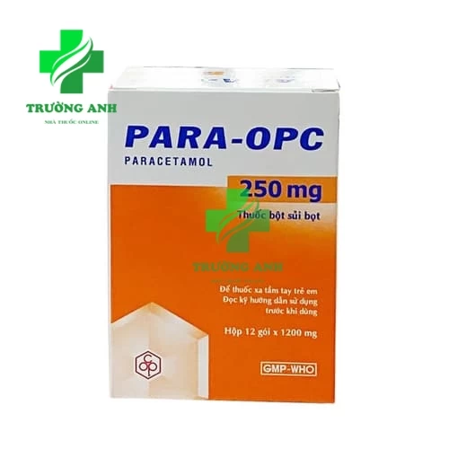 Para-OPC 250mg - Có tác dụng hiệu quả trong hạ sốt và giảm đau từ nhẹ