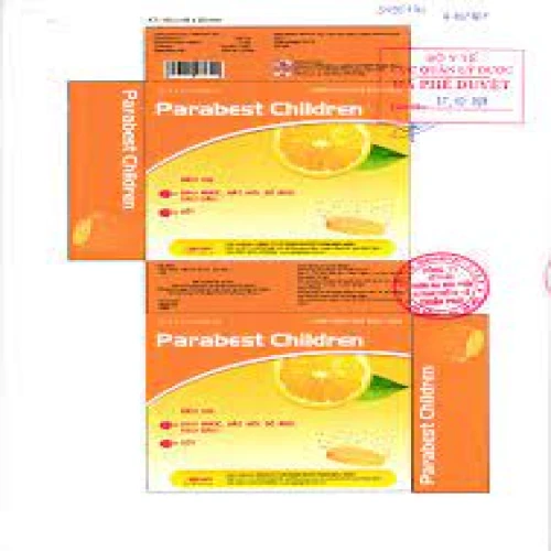 Parabest Children 325mg - Thuốc hạ sốt, giảm đau hiệu quả