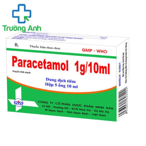 PARACETAMOaL 1G/10ML- Thuốc giảm đau hạ sốt hiệu quả