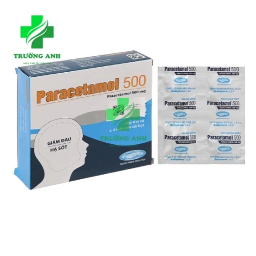 Paracetamol 500 Savipharm - Thuốc hạ sốt giảm đau hiệu quả