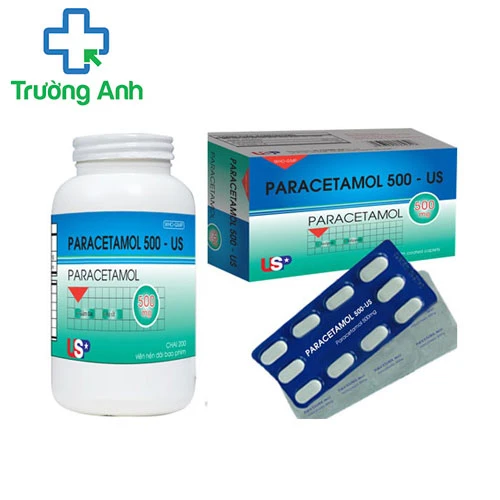  Paracetamol 500 - US (lọ) - Thuốc giảm đau, hạ sốt hiệu quả