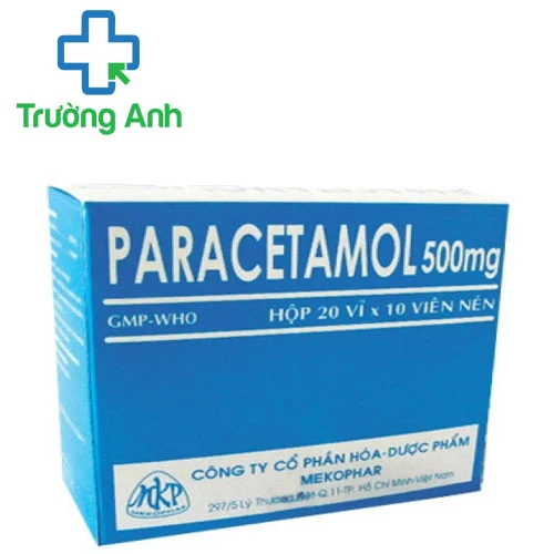 Paracetamol 500mg Mekophar - Thuốc giảm đau hạ sốt