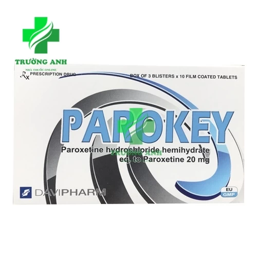 Parokey 20mg - Thuốc điều trị bệnh trầm cảm hiệu quả của Davipharm