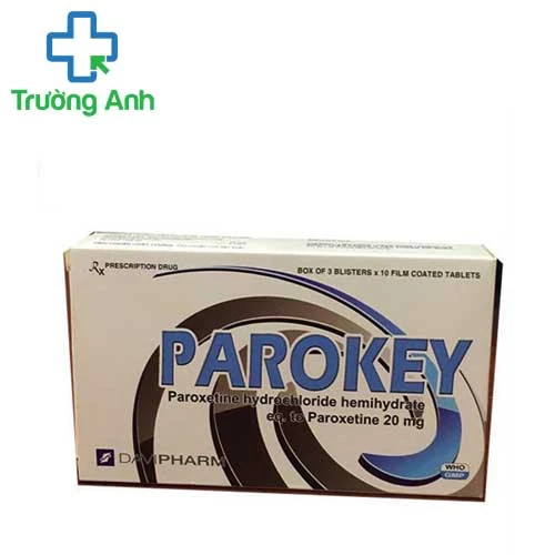 Parokey 20mg - Thuốc điều trị bệnh trầm cảm hiệu quả của Davipharm