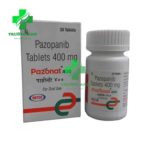 Pazonat 400mg Natco - Thuốc điều trị ung thư biểu mô tế bào thận