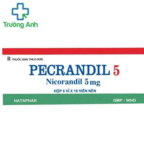 Pecrandil 5 - Thuốc điều trị co thắt ngực hiệu quả