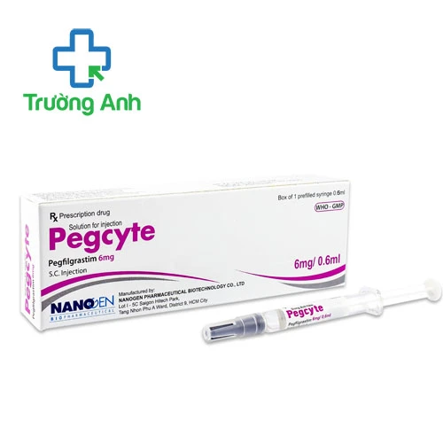 Pegcyte 6mg/0,6ml Nanogen - Thuốc điều trị ung thư