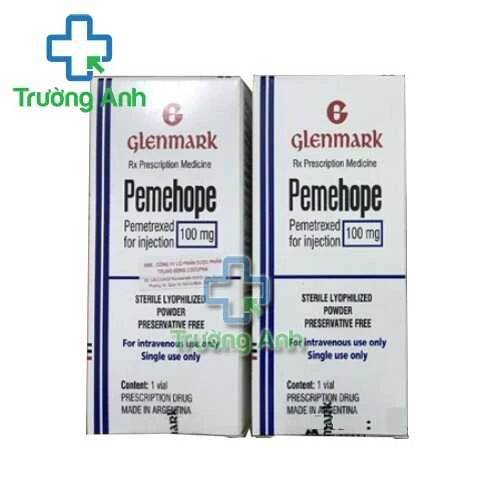 Pemehope 100 - Điều trị ung thư phổi, u trung biểu mô hiệu quả