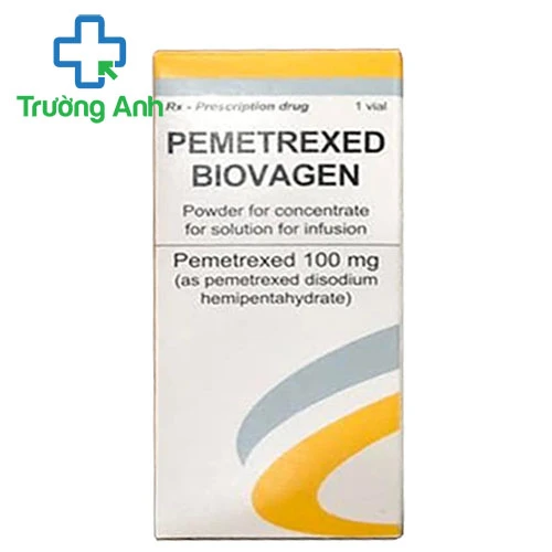 Pemetrexed biovagen 100mg Oncomed - Thuốc điều trị ung thư phổi