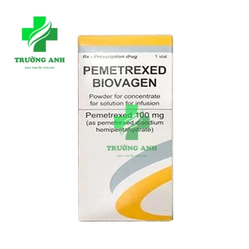 Pemetrexed biovagen 100mg Oncomed - Thuốc điều trị ung thư phổi