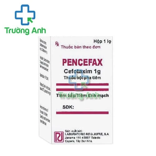 Pencefax 1g Reig Jofre - Thuốc điều trị nhiễm khuẩn đường tiêm