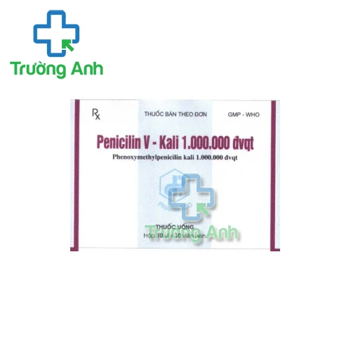 Penicilin V Kali 1.000.000 Thephaco - Thuốc điều trị nhiễm khuẩn