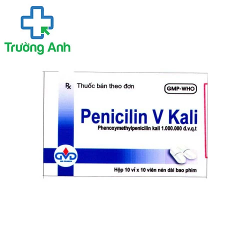 Penicilin V kali 1.000.000 IU MD pharco - Điều trị nhiễm khuẩn