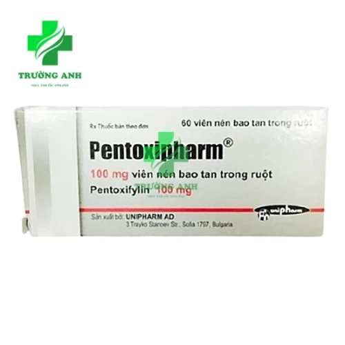 Pentoxipharm - Thuốc điều trị viêm tắc động mạch của UNIPHARM AD