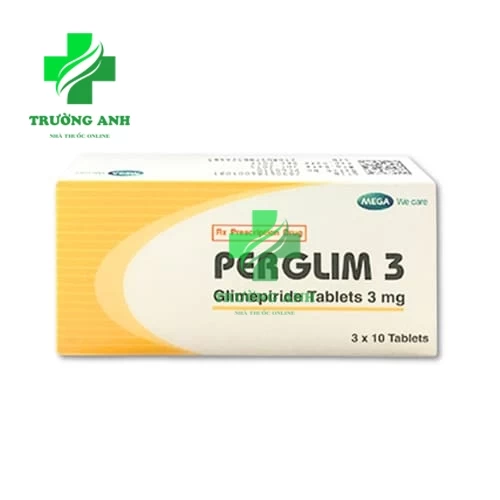 Perglim 3 Mega We care - Thuốc điều trị đái tháo đường typ 2