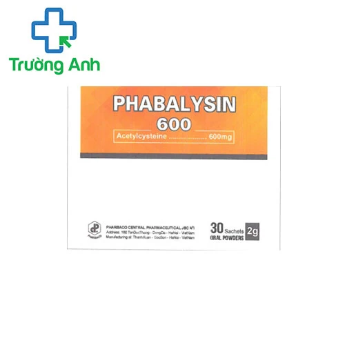 Phabalysin 600 - Điều trị hỗ trợ tiêu chất nhầy hiệu quả