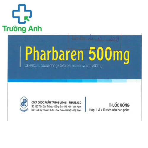 Pharbaren 500mg Pharbaco - Thuốc điều trị viêm xoang cấp tính