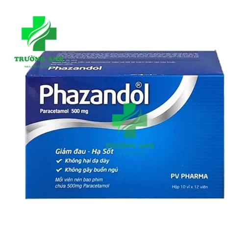 Phazandol PV Pharma - Giúp giảm đau, hạ sốt nhanh, hiệu quả