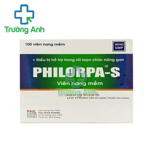 Philorpa-S Phil Inter Pharma -Thuốc điều trị hỗ trợ trong rối loạn chức năng gan
