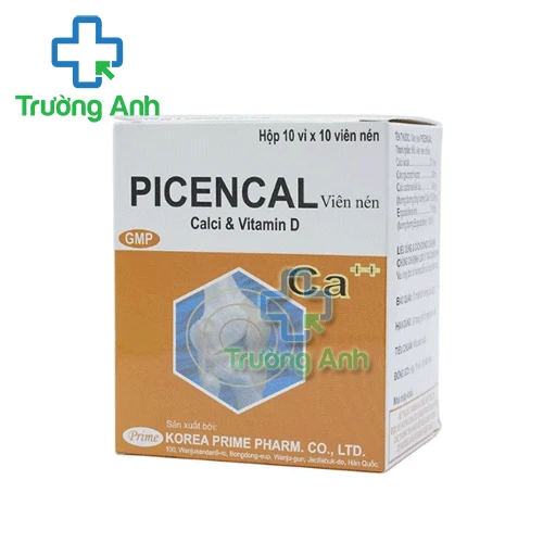 Picencal Tablet - Phòng & điều trị bệnh loãng xương của Hàn Quốc