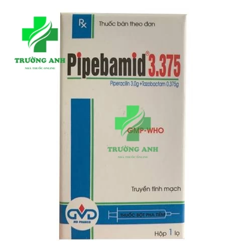 Pipebamid 3,375 -Thuốc điều trị nhiễm khuẩn hiệu quả