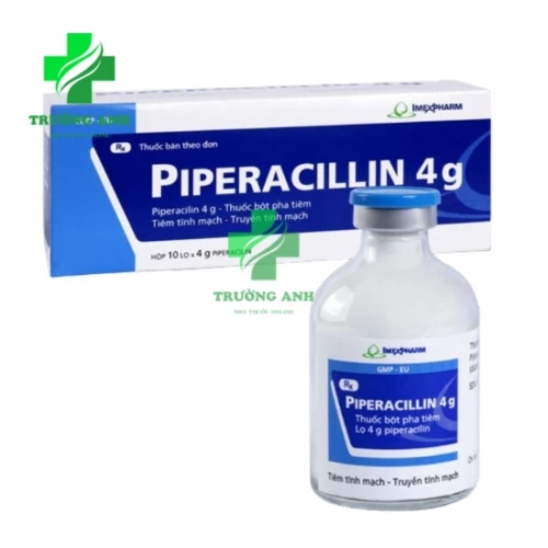 Piperacillin 4g Imexpharm - Thuốc điều trị nhiễm khuẩn hô hấp 