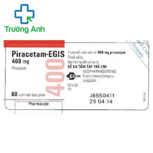 Piracetam-Egis 400mg - Thuốc điều trị các triệu chứng do tổn thương não