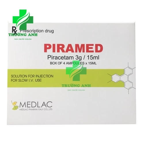 Piramed 3g/15ml Medlac - Thuốc điều trị bệnh chóng mặt, đột quỵ