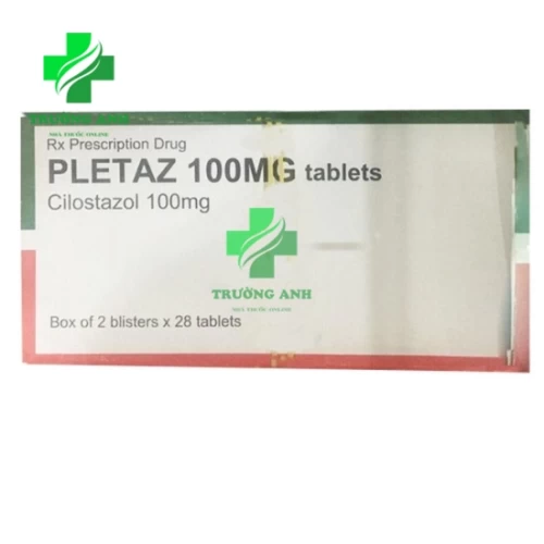 Pletaz 100mg Tablets - Thuốc điều trị các triệu chứng thiếu máu cục bộ