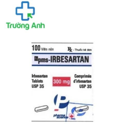 Pms- Irbesartan 300mg - Thuốc điều trị tăng huyết áp hiệu quả  của Canada